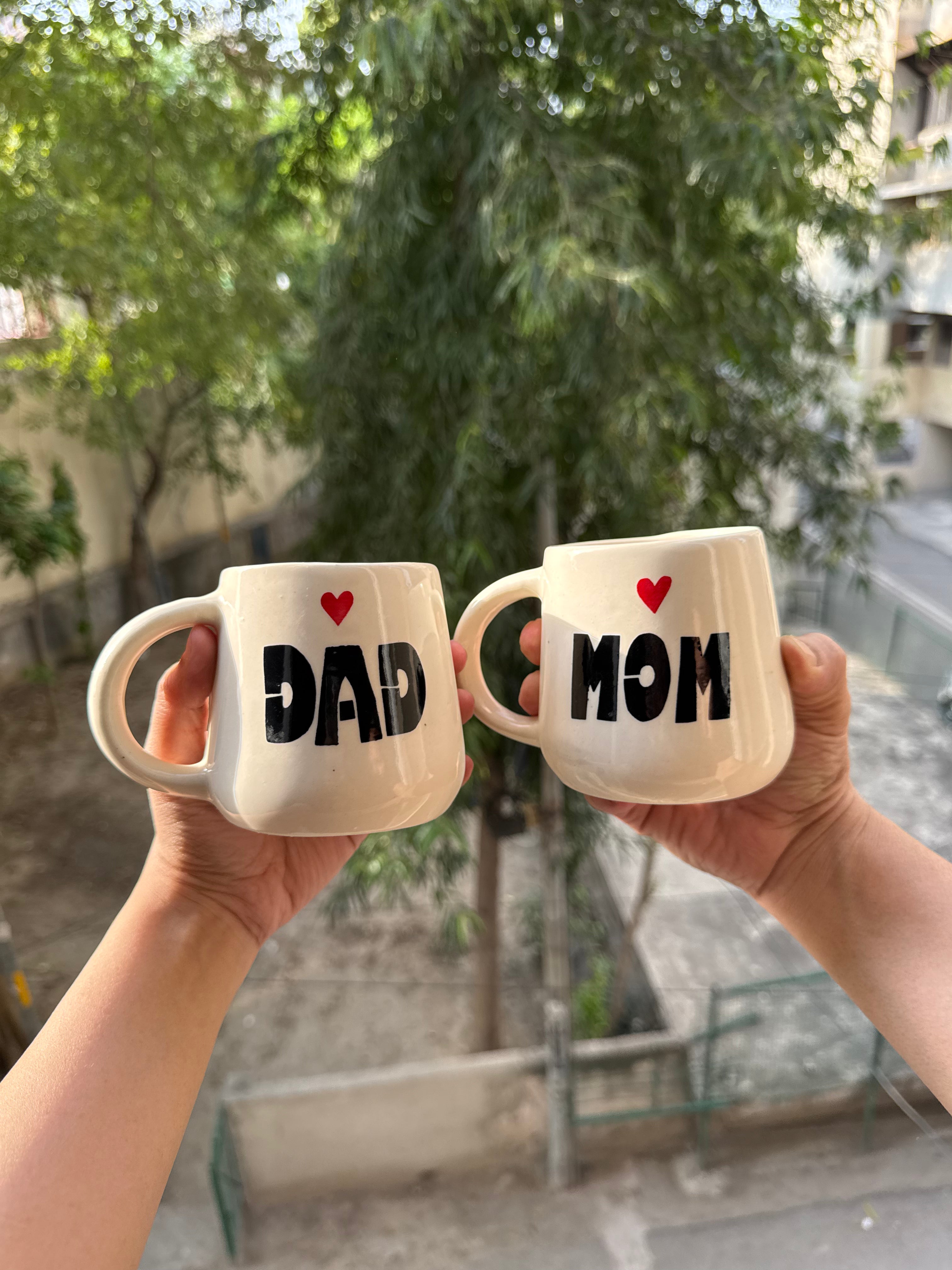 MOM DAD mug combo