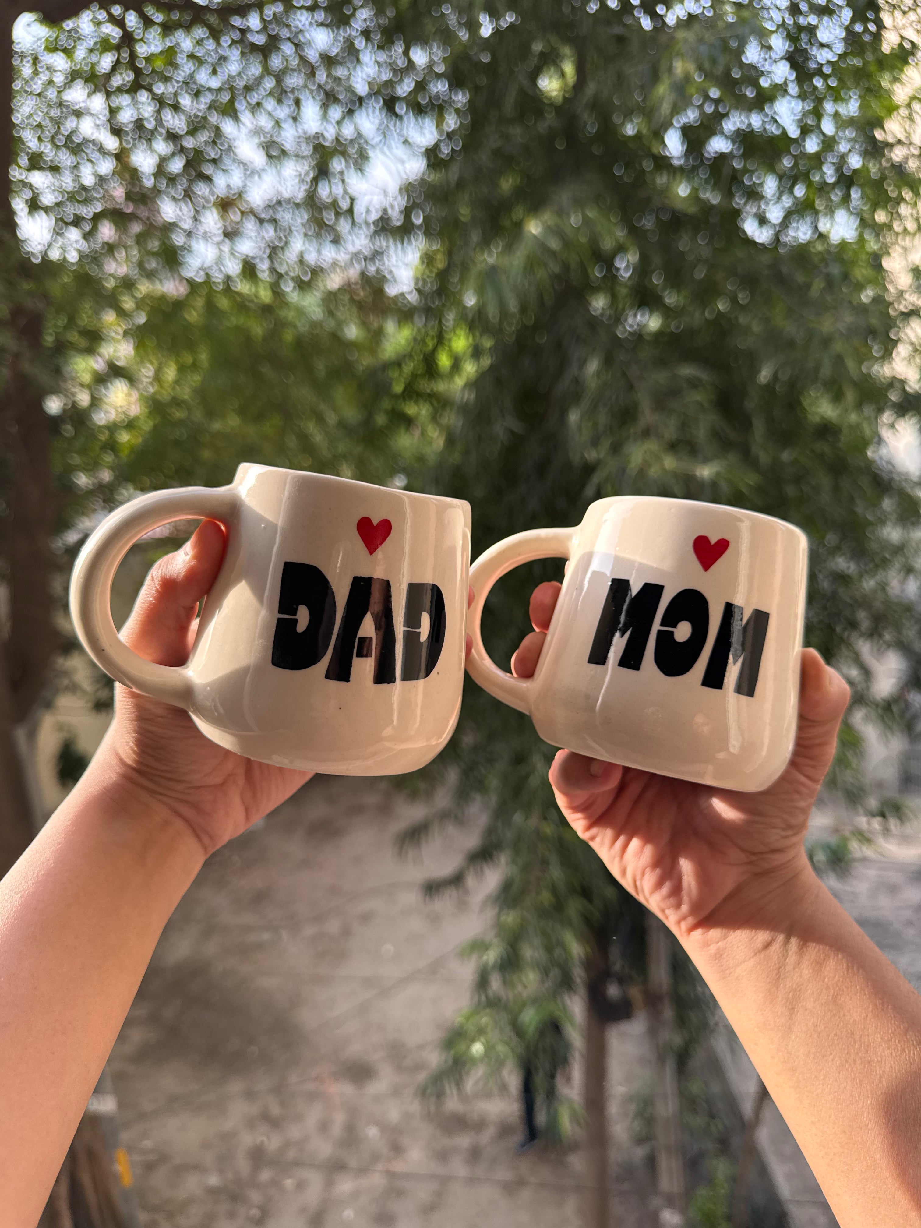 MOM DAD mug combo