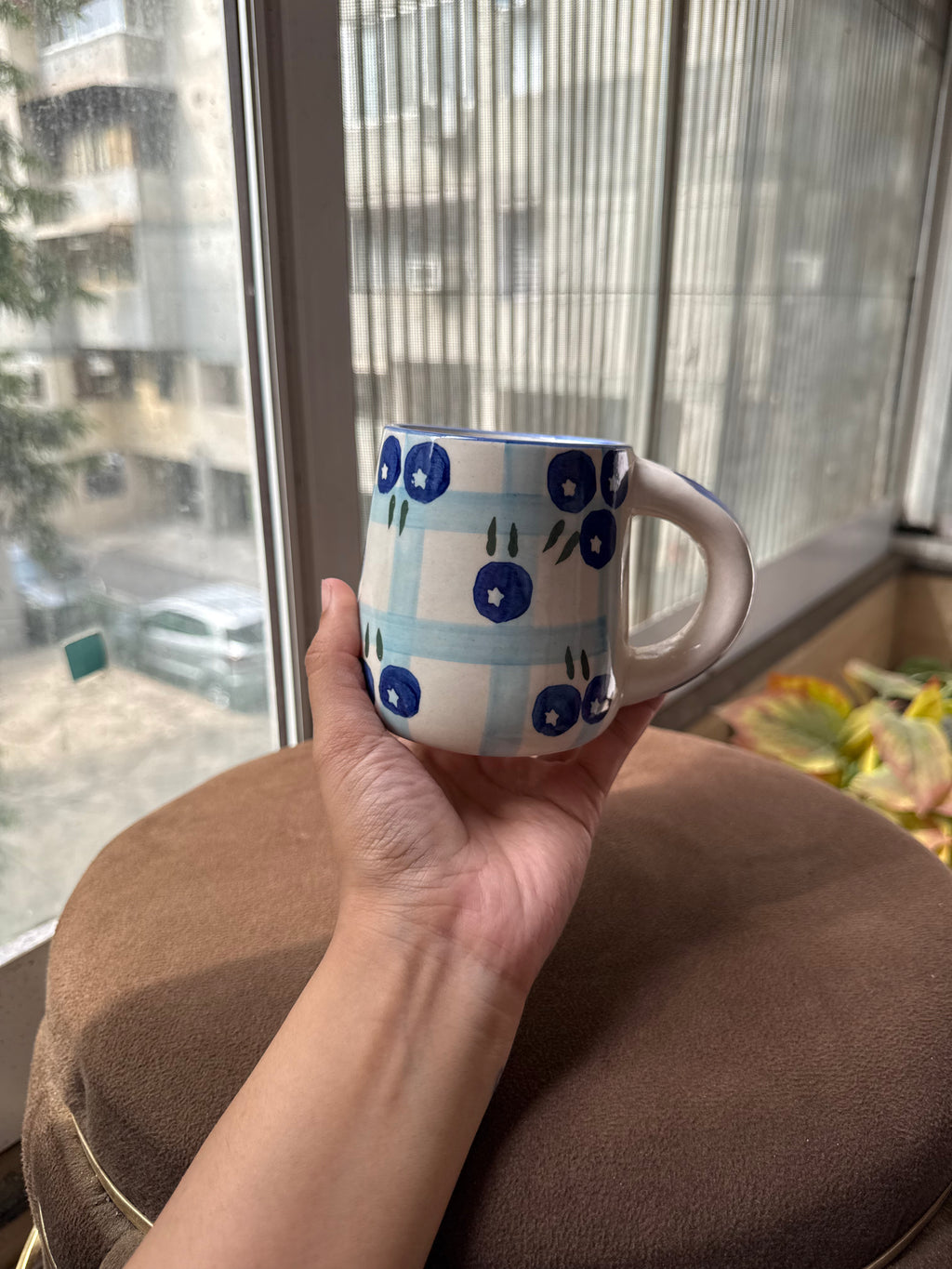 Blueberry Set (Mug + Plate + 2 Bowls)