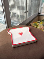 Heart Toast Plate ❤️🍞 (Set of 2)