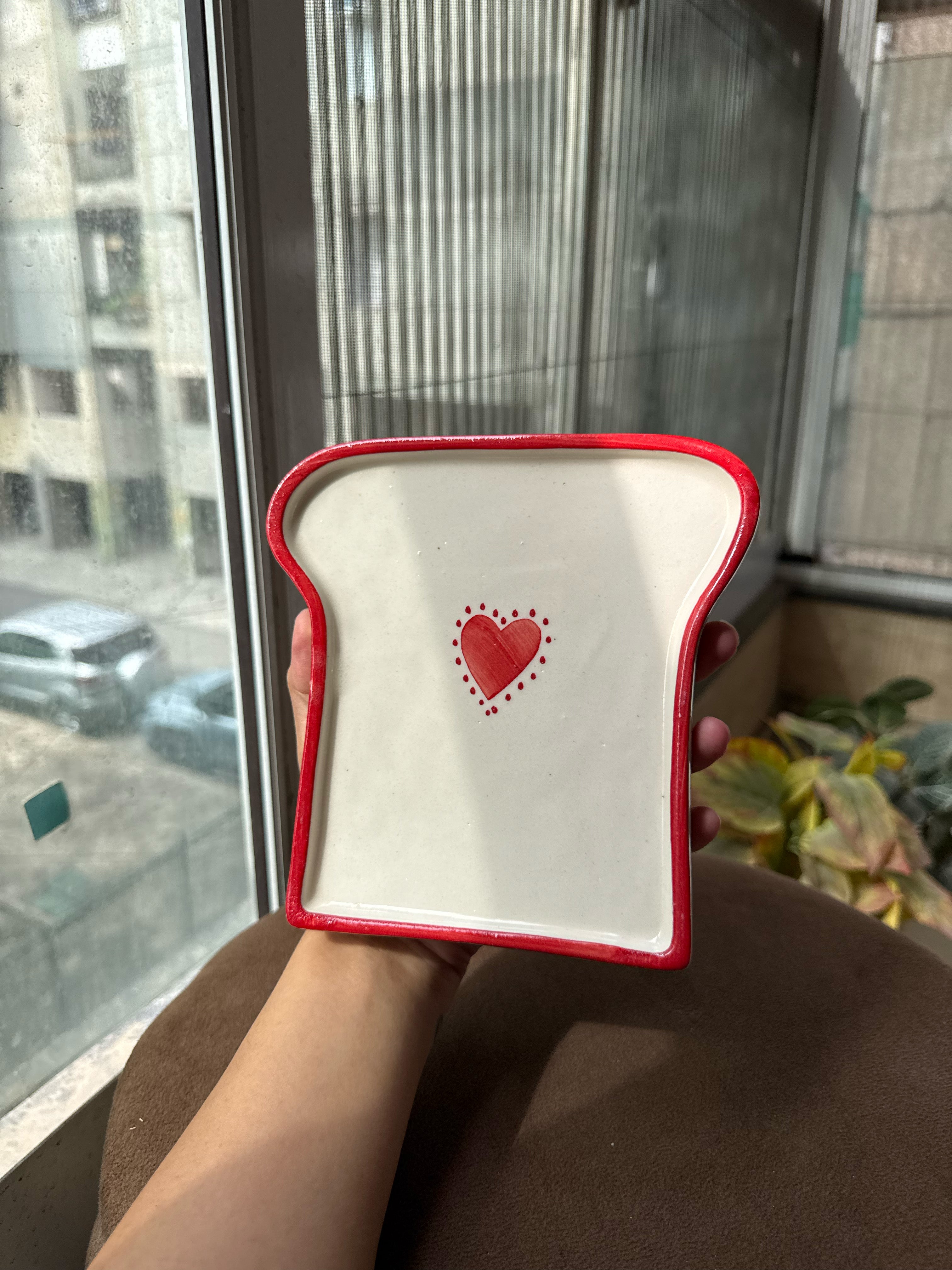 Heart Toast Plate ❤️🍞