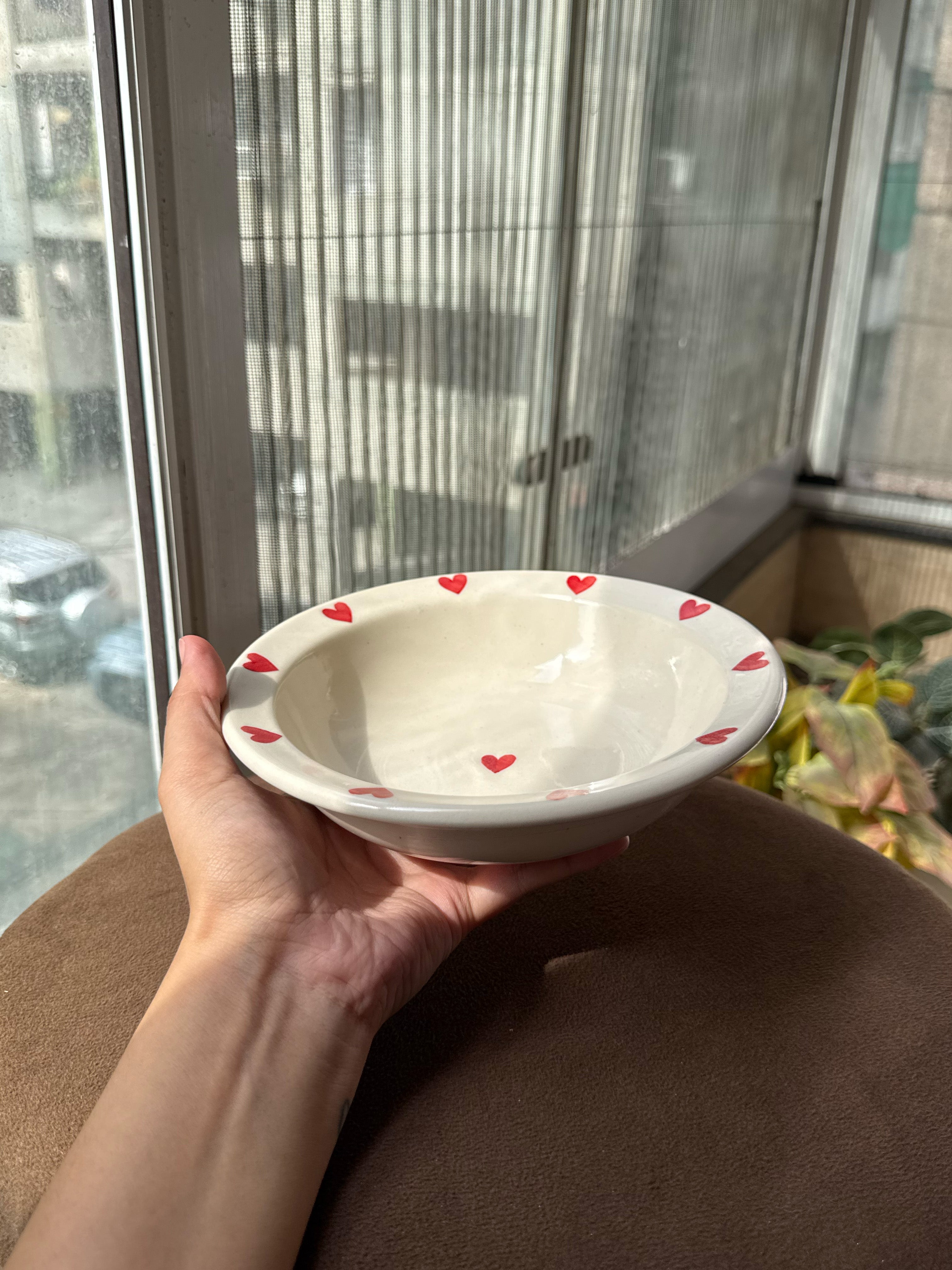 Hearts Pasta Bowls (Pack of 2) | 18 cm