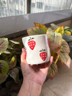 Strawberry Glass | Beautiful Ceramic Glass