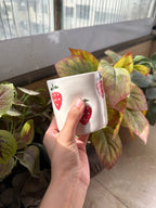 Strawberry Glass | Beautiful Ceramic Glass