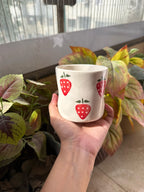 Strawberry Glass | Beautiful Ceramic Glass