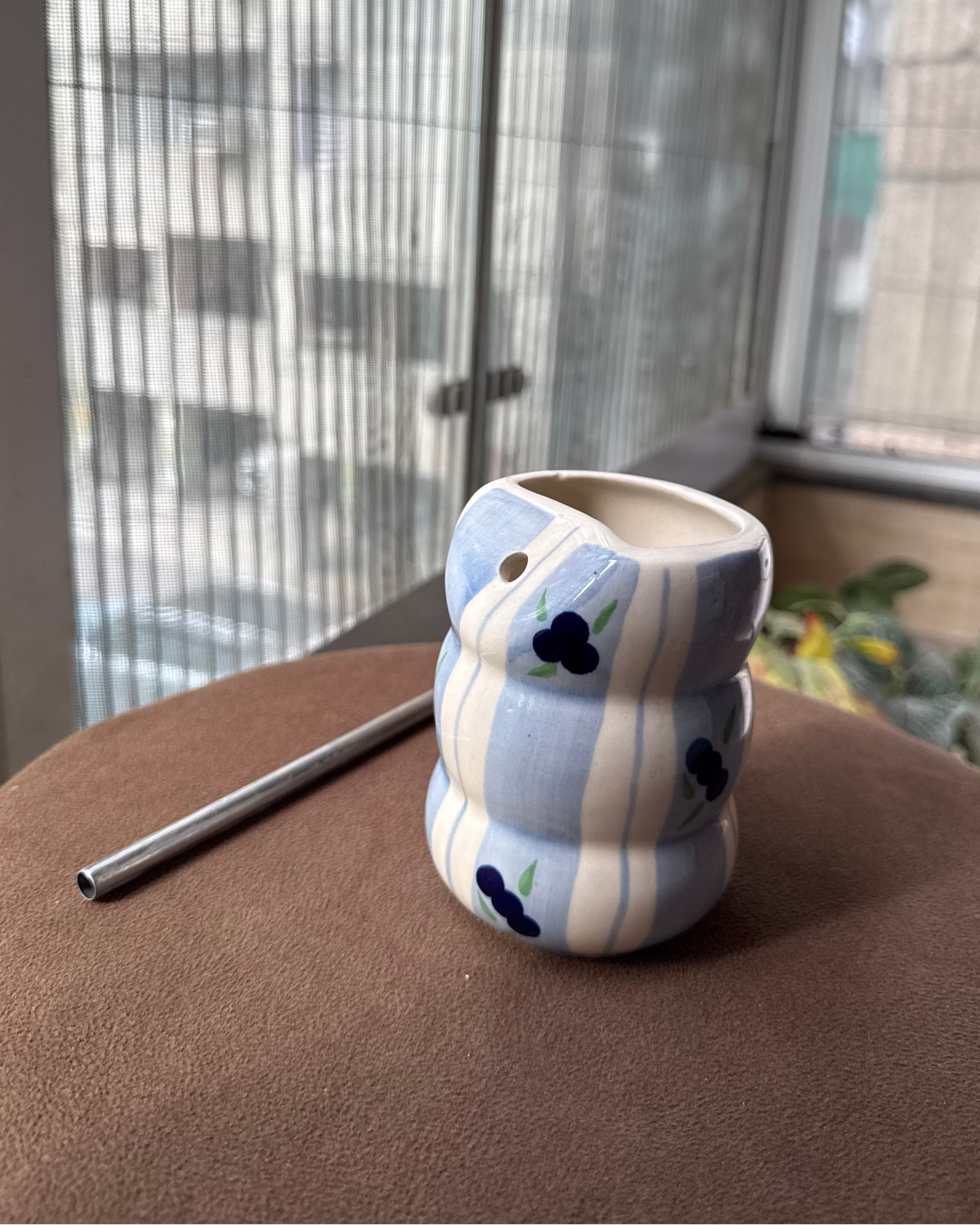 Blueberry Sipper with Straw