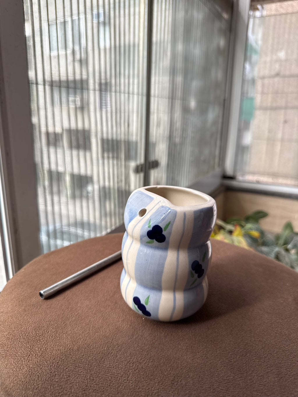 Blueberry Sipper with Straw