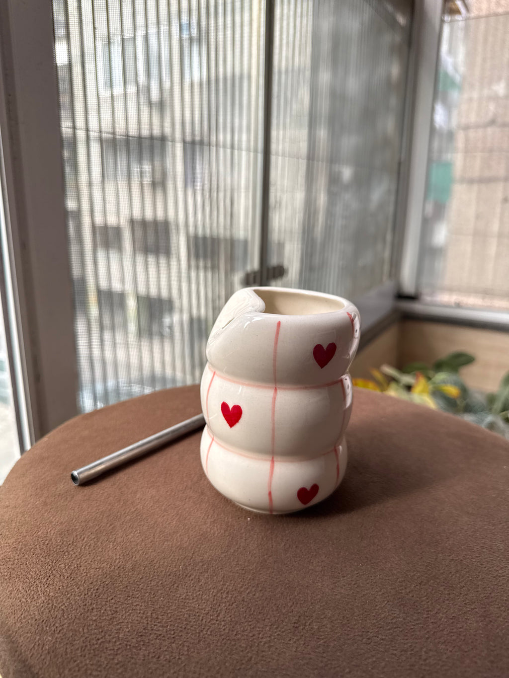 Sweetheart Sipper ❤️ With Steel Straw