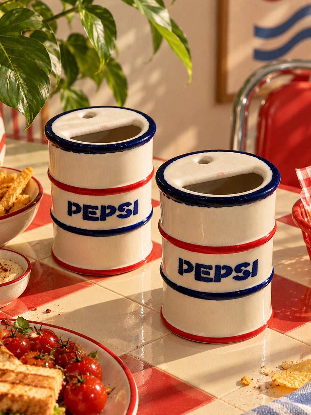Pepsi Drum-Shaped Ceramic Tumbler 💙🥤