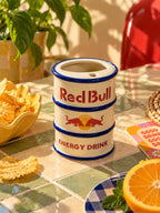 Red Bull Drum-Shaped Ceramic Tumbler⚡🥤