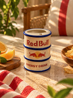 Red Bull Drum-Shaped Ceramic Tumbler⚡🥤