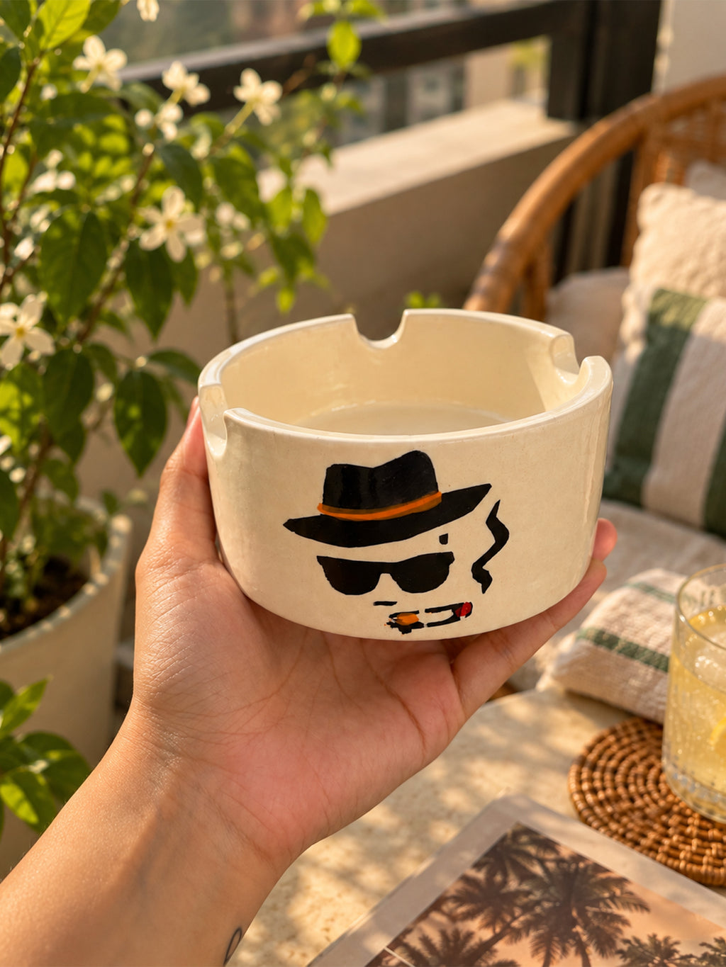 Ceramic Cool Ashtray 🚬