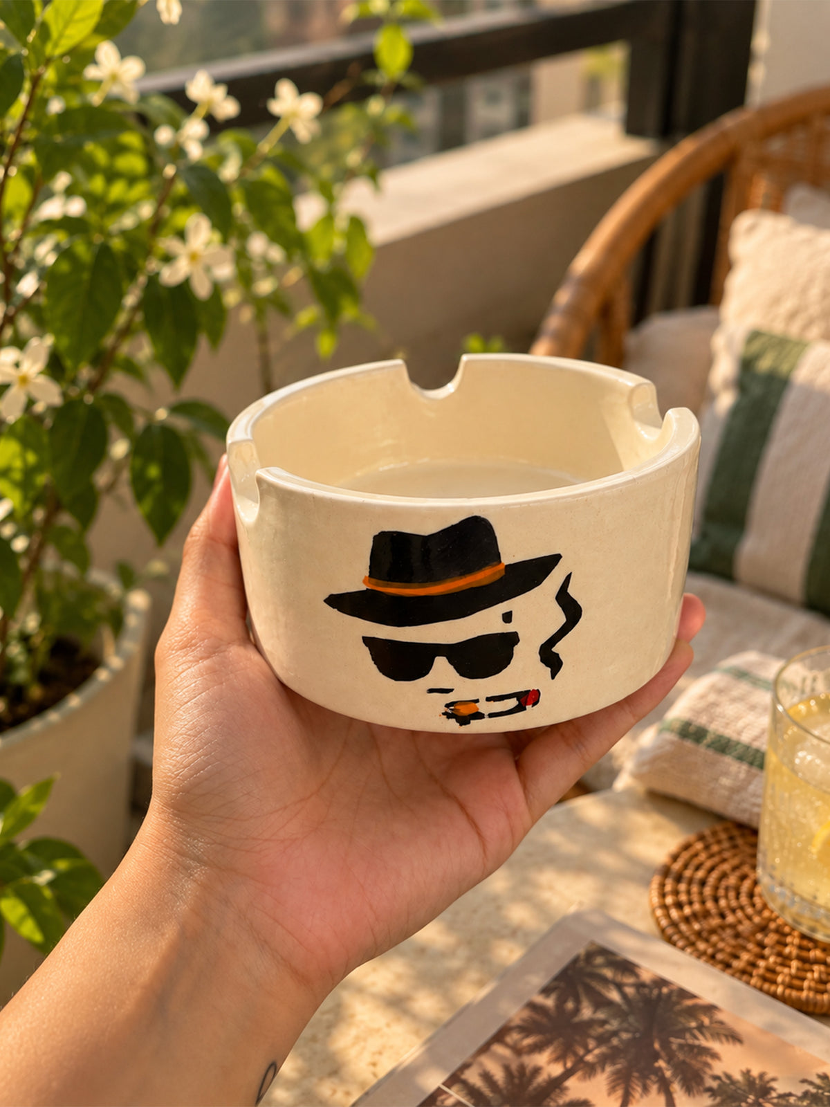 Ceramic Cool Ashtray 🚬