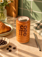 Mittiraa Home Coffee Can Brown Ceramic Tumbler ☕🤎