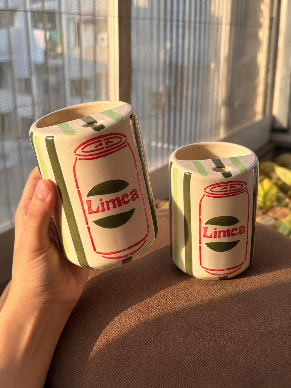 Mittiraa Home Limca Ceramic Sipper 🍋💚