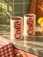 Diet Coke Ceramic White Glass | Cute and Aesthetic