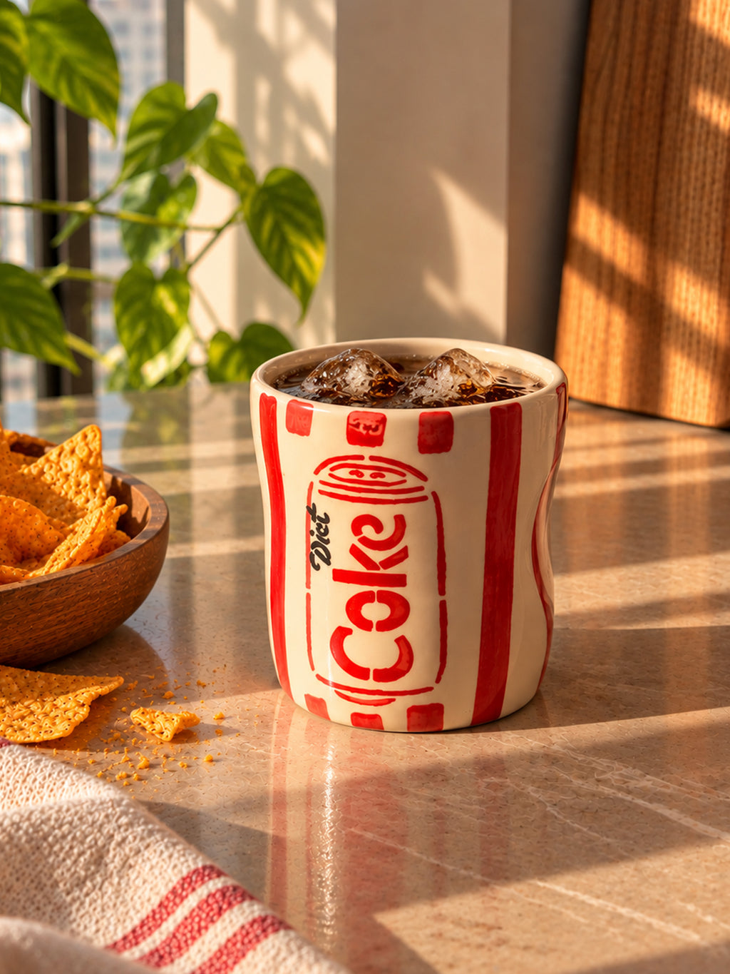 Diet Coke Ceramic Glass | Beautiful Glass