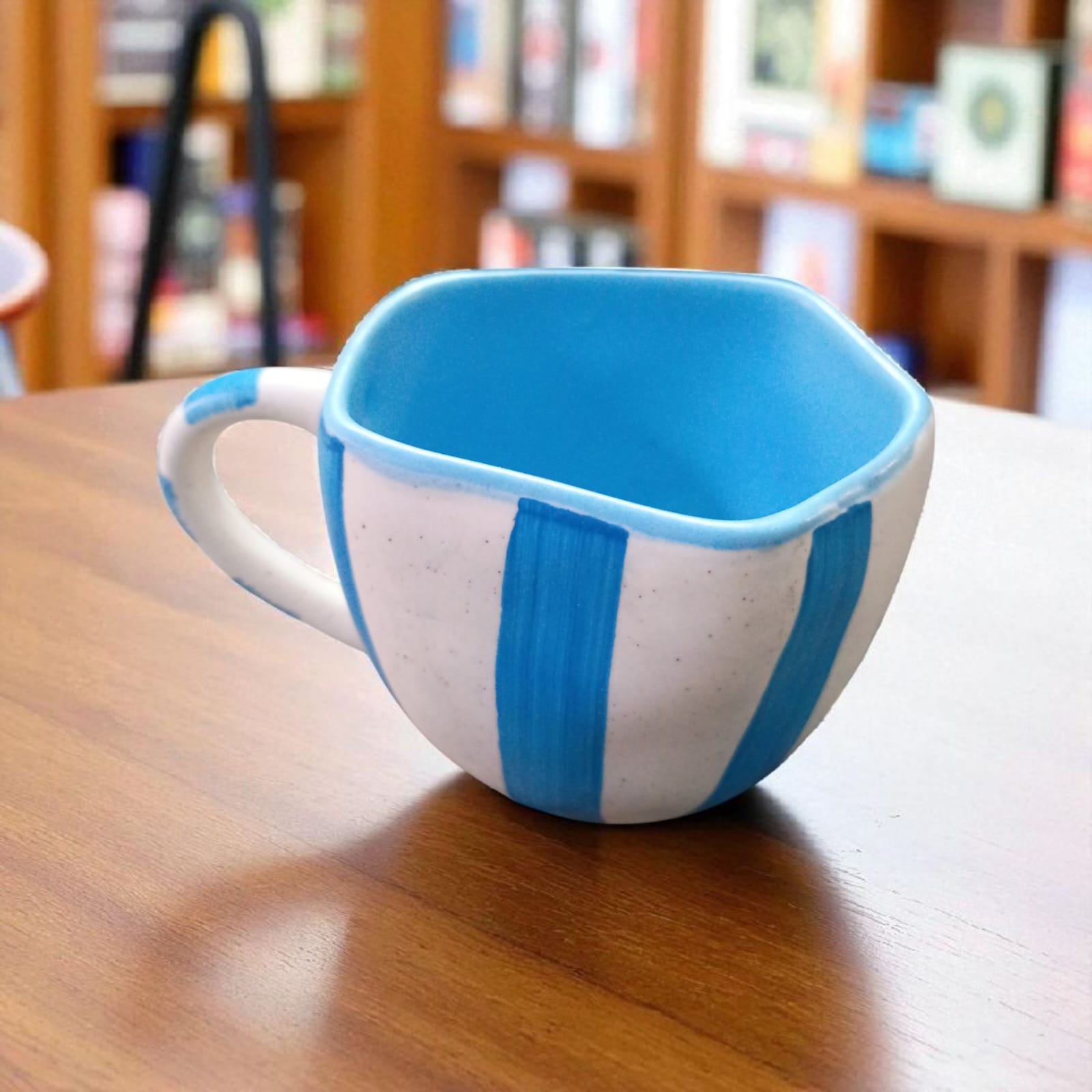 Blue Striped Mug