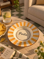 Mittiraa Home Sunset Stripe Pasta Plate | 10 inch | Beautiful Plate
