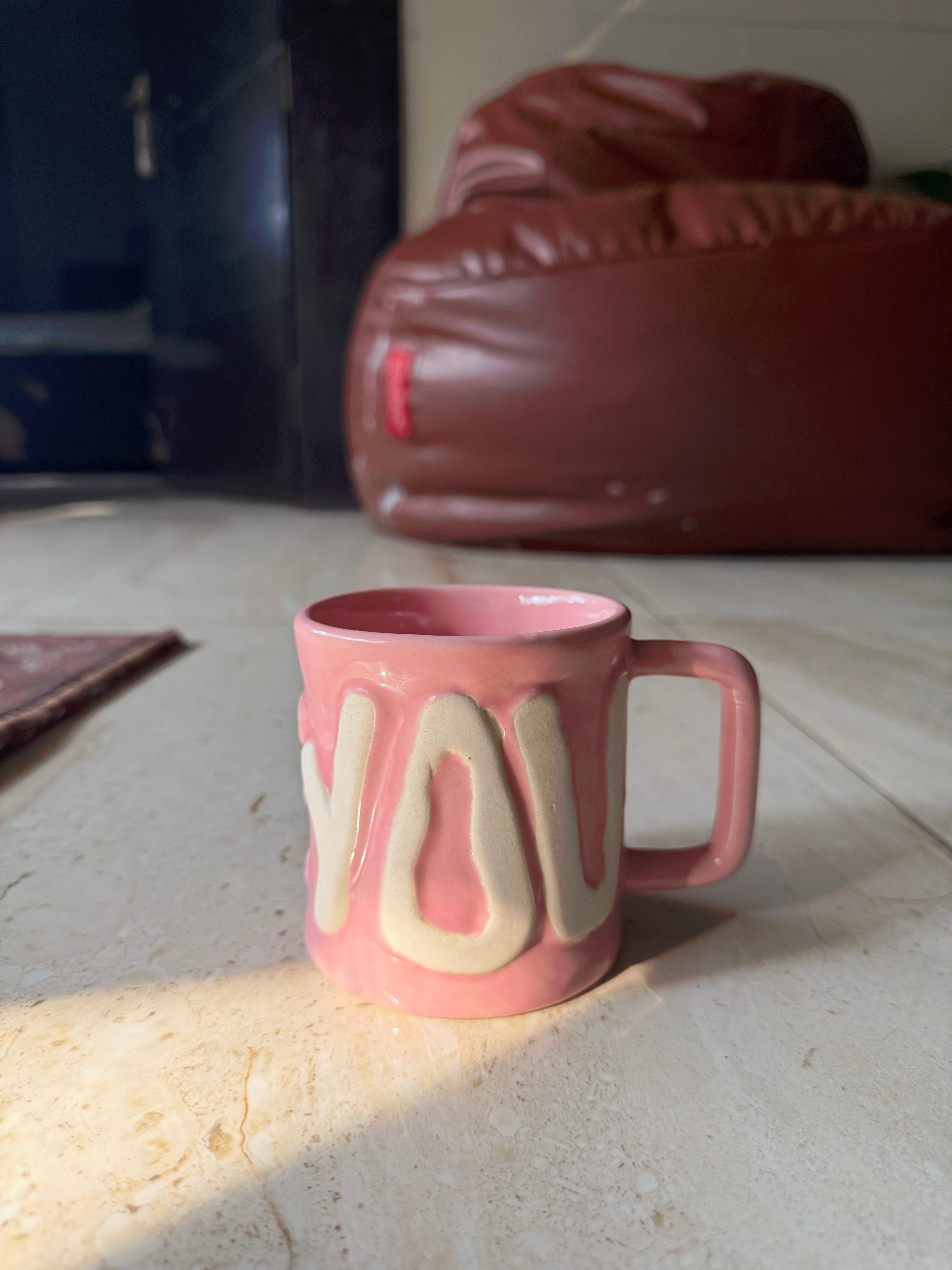Pink 'I LOVE YOU' Mug | Pack of 2