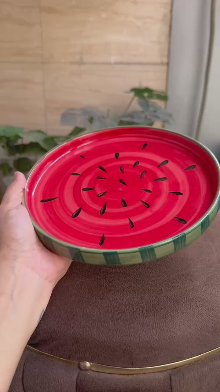 Orange Plates ( In 2 sizes)