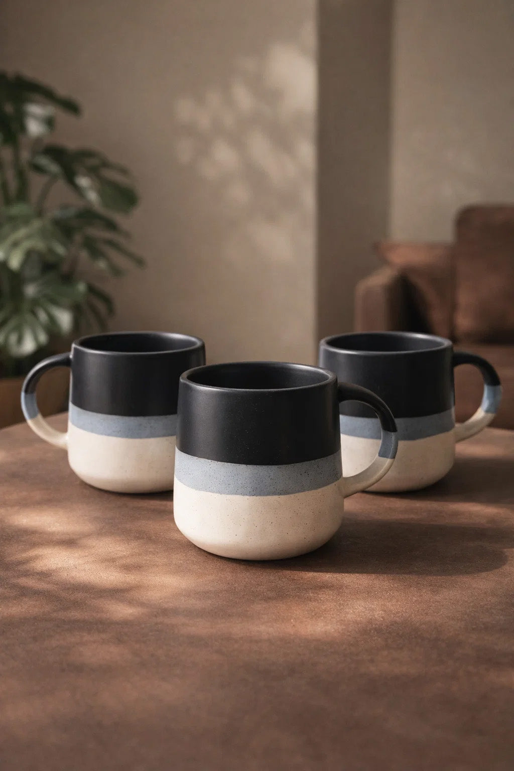 Black Stripes Ceramic Mug | Modern Mug