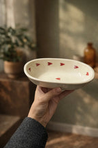 Hearts Oval Bowl