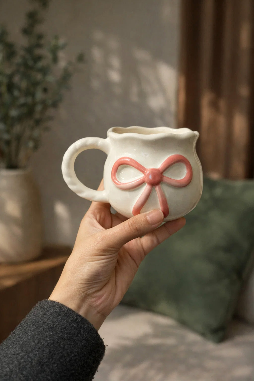 Bow Waves Mug | Cute Aesthetic Mug
