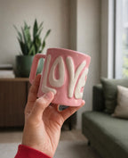 Pink 'I LOVE YOU' Mug | Pack of 2