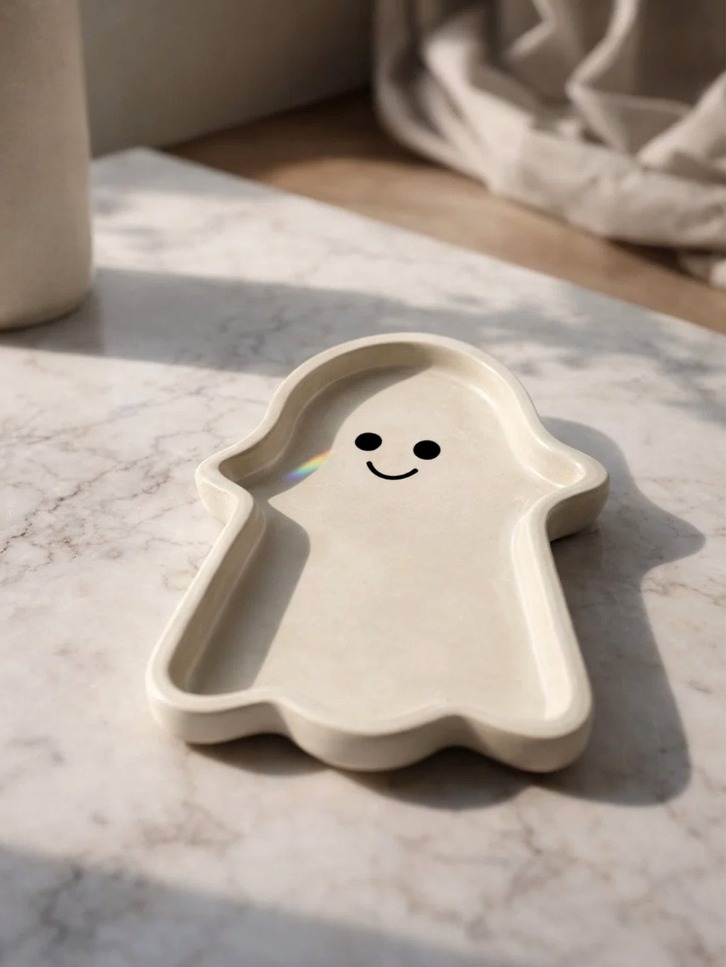 Cute Ghost Plate