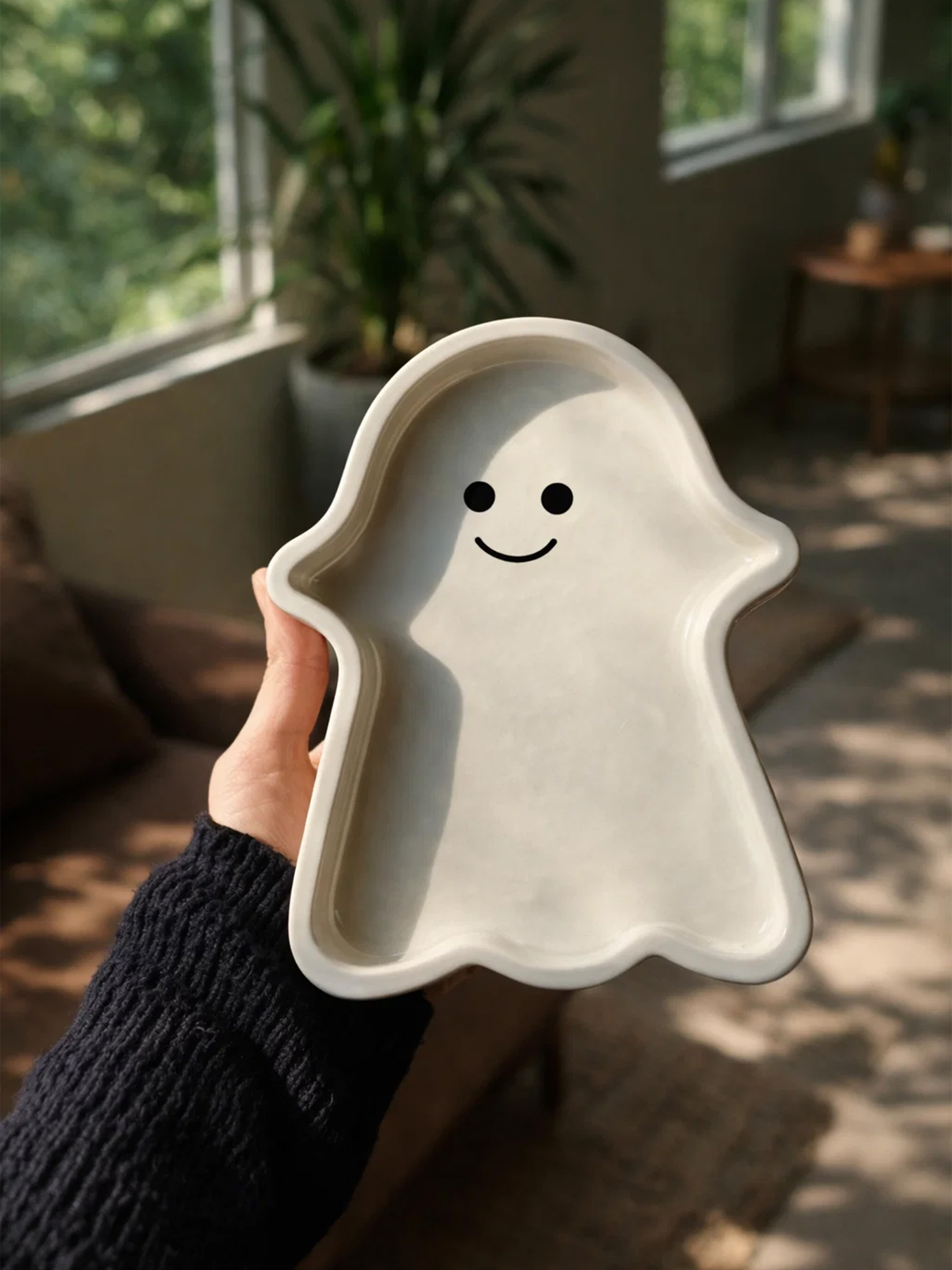Cute Ghost Plate