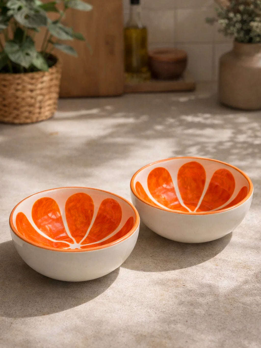 Orange Melon Bowls🍊(Pack of 2)
