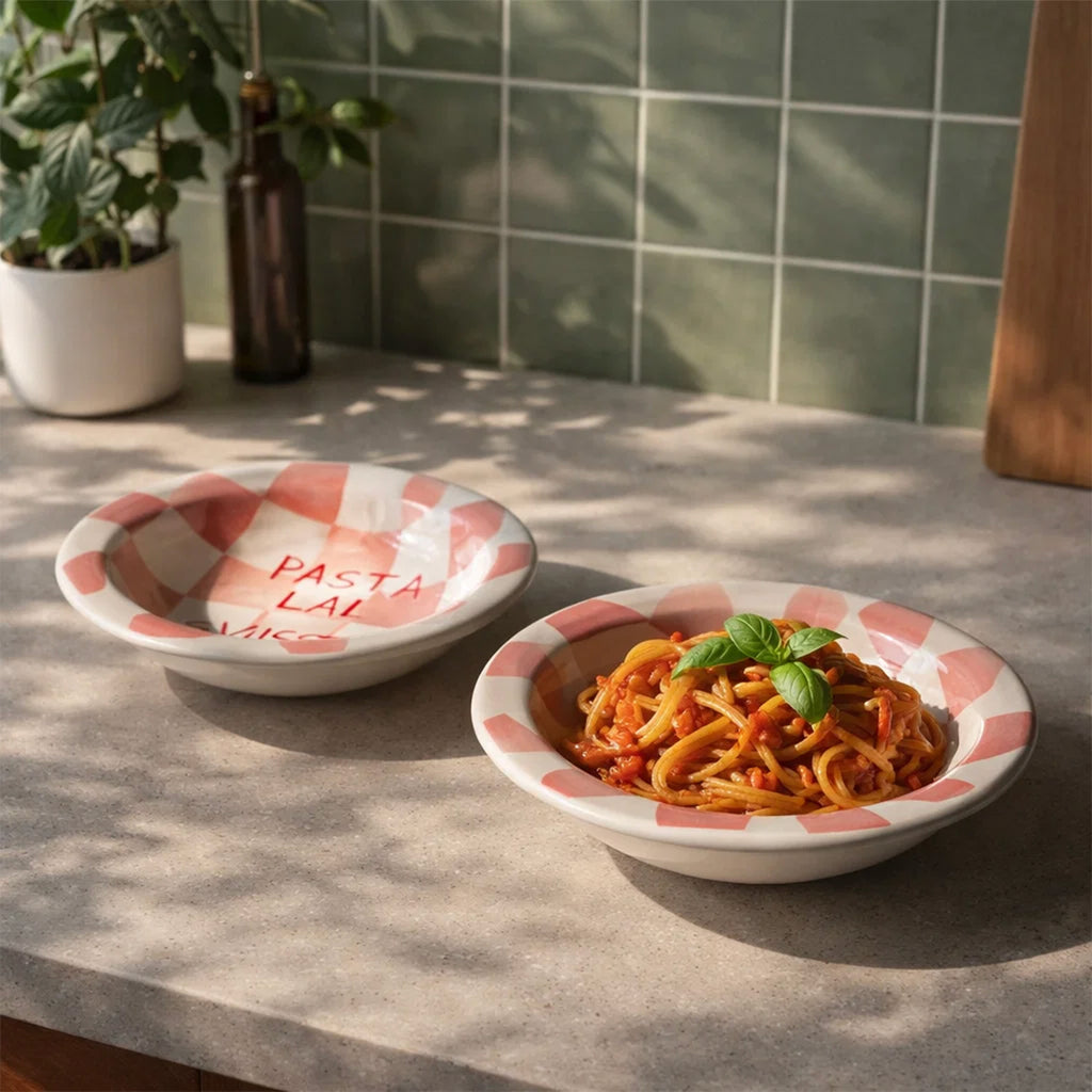 🍝 Pasta La Vista Pasta Plate (Pack of 2)
