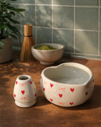 🍵 Matcha Bowl with Whisk Holder | Hearts and Bows