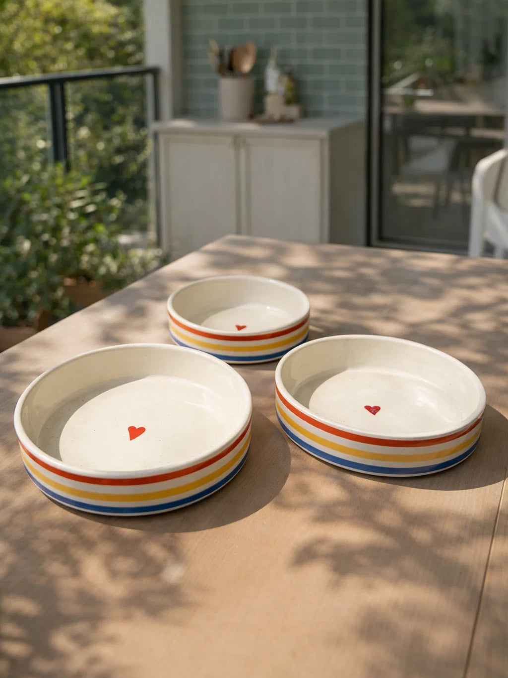 Set of 3 plates | Perfect for serving snacks, desserts, sides, or small bites