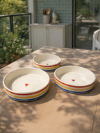 Set of 3 plates | Perfect for serving snacks, desserts, sides, or small bites