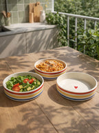 Set of 3 plates | Perfect for serving snacks, desserts, sides, or small bites