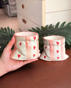 ❣️ Potli Heart Glasses (Pack of 2) | Unique, Playful Glass