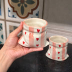 ❣️ Potli Heart Glasses (Pack of 2) | Unique, Playful Glass
