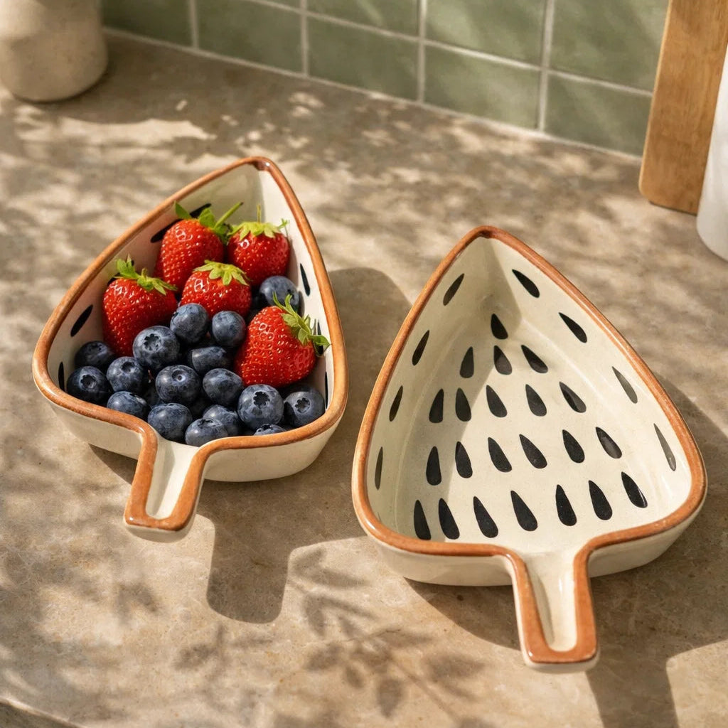 Big Leaf Serving Plates Combo