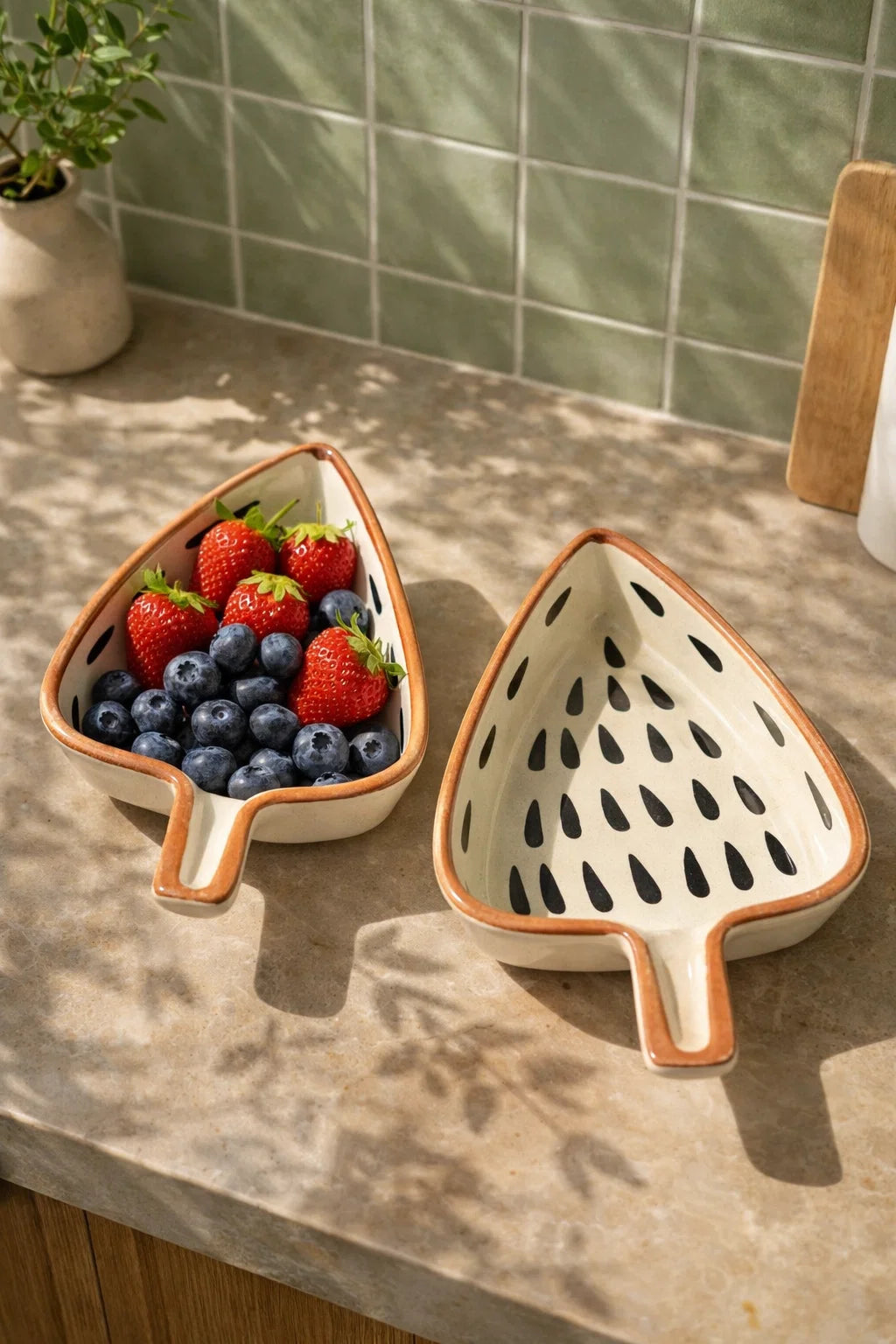 Leaf Serving Plates Combo