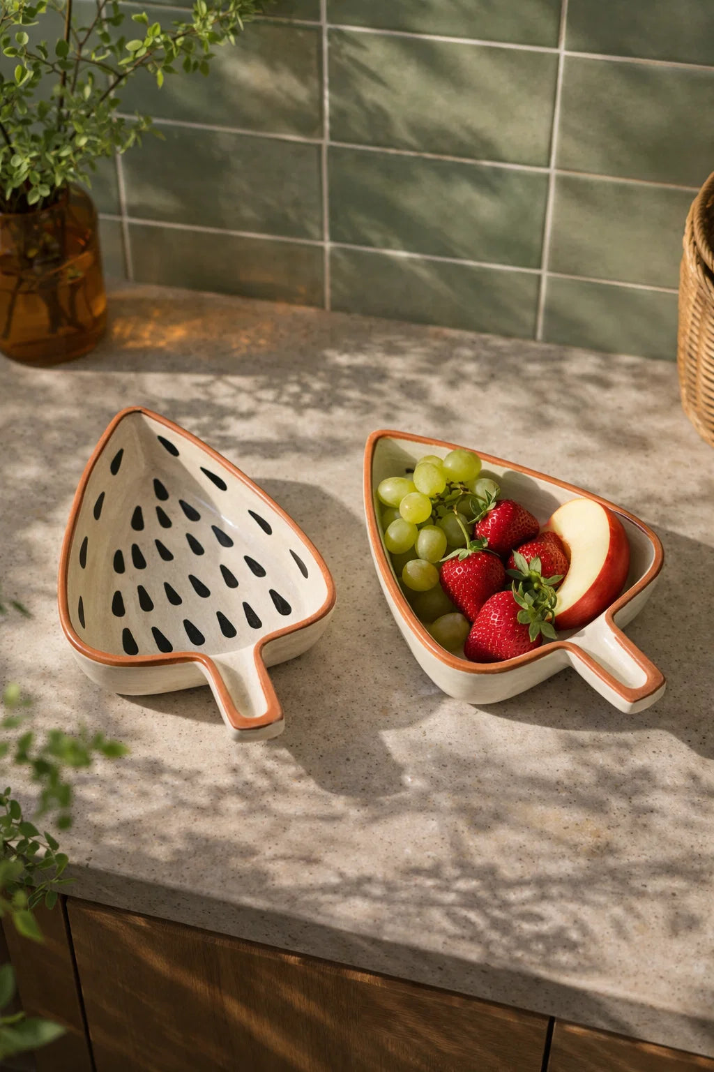 Leaf Serving Plates Combo